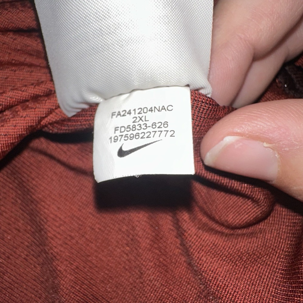 Nike Dri-FIT ADV Tour Mens XXL 1/4 Zip Golf Pullover Red Maroon Ombre FD5833-626 - Picture 11 of 12